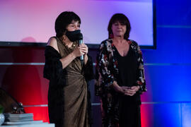 Tecla Lumbreras. Gala de Clausura de la 30 edición de Fancine de la Universidad de Málaga. Cine Albéniz. Noviembre de 2020