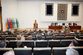 Homenaje al personal que cumple 25 años al servicio de la Universidad de Málaga y personal jubila...