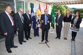 Inauguración de la Oficina de la Universidad de Sharjah, Emiratos Árabes. Jardín Botánico. Noviem...