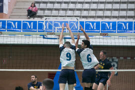 Partido UCAM - Universidad de Almería. Campeonato de España Universitario de Voleibol. Complejo Polideportivo Universitario. Abril de 2018