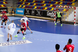 Partido Rusia - Egipto. Categoría masculina. Campeonato del Mundo Universitario de Balonmano. Antequera. Julio de 2016