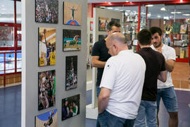 Exposición "Málaga en el Objetivo". Complejo Polideportivo Universitario. Mayo de 2019