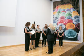 Coro Oficial de la UMA. Graduación y clausura del curso del Aula de Mayores de la Universidad de ...