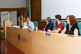 Intervención de José Pablo Lara. Presentación de la "II Gala Solidaria de Medicina". Edificio del Rectorado. Julio de 2019