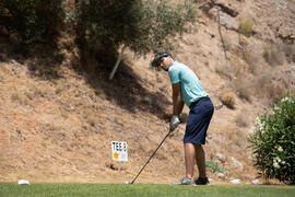Jugador en el Campeonato Europeo de Golf Universitario. Antequera. Junio de 2019