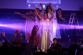 Actuación en la gala de clausura de la 31ª edición de Fancine de la Universidad de Málaga. Cine Albéniz. Noviembre de 2021