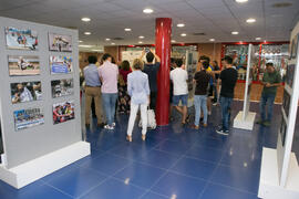 Inauguración en la exposición "Málaga en el Objetivo". Complejo Polideportivo Universit...