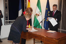 Toma de posesión del personal docente e investigador de la Universidad de Málaga. Rectorado. Novi...