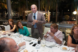 Cena Homenaje a profesores y PAS jubilados de la Facultad de Económicas. Restaurante El Palmeral....