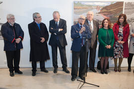 Inauguración de la exposición "Paisajes Andaluces", de Eugenio Chicano. Museo del Patri...