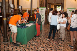 Entrega de acreditaciones. Olimpiada Española de Economía, Fase Nacional. Sala Unicaja de Concier...