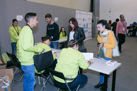 Entrega de acreditaciones y documentación. 7º Congreso Internacional de Actividad Física Deportiv...