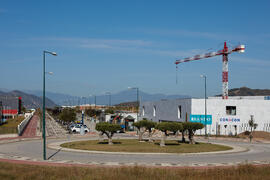 Obras del nuevo Pabellón de Gobierno. Campus de Teatinos. Abril de 2021