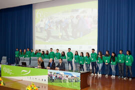 Acto de clausura del 6º Congreso Internacional de Actividad Física Deportiva para Mayores. Escuela Técnica Superior de Ingeniería de Telecomunicaciones y de Informática. Marzo de 2015