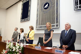 Homenaje al personal que cumple 25 años al servicio de la Universidad de Málaga y personal jubila...