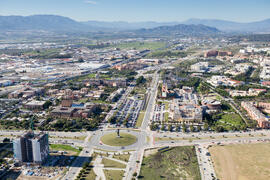 Vista aérea general. Campus de Teatinos. Diciembre de 2016