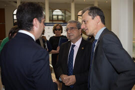 Visita del ministro de Ciencia, Innovación y Universidades, Pedro Duque. Edificio del Rectorado. ...