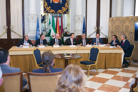 Presentación del Centro Internacional de Autoridades y Líderes. Ayuntamiento de Málaga. Julio de ...