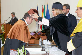 Investidura de nuevos doctores por la Universidad de Málaga. Paraninfo. Febrero de 2012