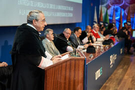Discurso de José Ángel Narváez. Entrega de la Medalla de Oro de la Universidad de Málaga la Universidad de Córdoba y a la Universidad de Sevilla. Paraninfo. Junio de 2023