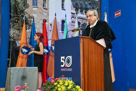 Discurso de José Ángel Narváez. Entrega de la Medalla de Oro de la Universidad de Málaga la Universidad de Córdoba y a la Universidad de Sevilla. Paraninfo. Junio de 2023