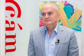 Rafael Ruiz Cruces en photocall. Curso "La medicina del futuro a debate". Cursos de Verano de la Universidad de Málaga. Málaga. Julio de 2018