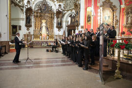 Concierto de Navidad de la Coral Sancti Petri homenaje a la Facultad de Económicas. Iglesia de los Mártires. Diciembre de 2015