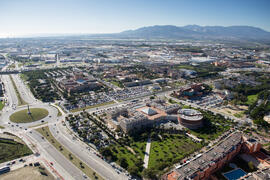 Vista aérea general. Campus de Teatinos. Diciembre de 2016