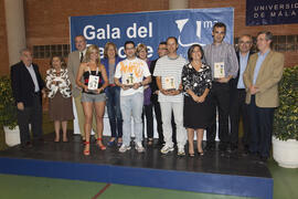 Gala del deporte de la Universidad de Málaga. Complejo Polideportivo Universitario. Mayo de 2010