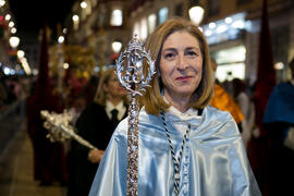 María Chantal Pérez. Estación de Penitencia de la Hermandad de los Estudiantes. Málaga. Abril de ...