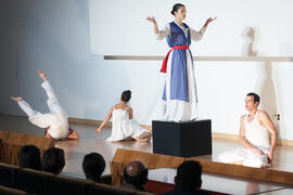 Representación de la obra "La Gaviota" de la compañía Mu Teatro. Paraninfo. Octubre de 2015