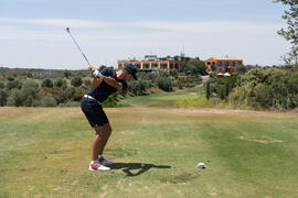 Jugador de la Universidad de Málaga. Campeonato Europeo de Golf Universitario. Antequera. Junio d...