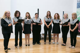 Coro Oficial de la UMA. Graduación y clausura del curso del Aula de Mayores de la Universidad de ...