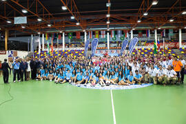 Equipos ganadores y voluntarios. Acto de clausura y entrega de medallas. 14º Campeonato del Mundo...