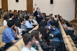 Conferencia de José María Gay de Liébana "La economía y las cuentas del fútbol europeo"...