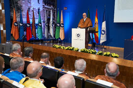Discurso de Juan Manuel Romero. Investidura de Andrea Goldsmith como doctora "Honoris Causa" por la Escuela Técnica Superior de Ingeniería de Telecomunicación de la Universidad de Málaga. Paraninfo. Octubre de 2024