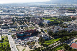 Vista aérea general. Campus de Teatinos. Diciembre de 2016