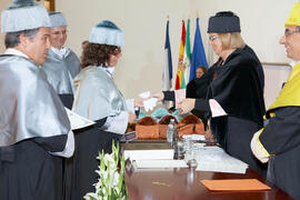 Investidura de nuevos doctores por la Universidad de Málaga. Paraninfo. Febrero de 2012