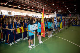 Equipos participantes. Inauguración del 14º Campeonato del Mundo Universitario de Fútbol Sala 201...