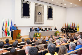 Imposición de la Medalla de Oro de la Universidad de Málaga a Adelaida de la Calle. Paraninfo. Ma...