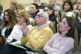 Asistentes a la conferencia de Josep Borrell "Europa, ¿entre la integración y la desintegrac...