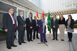 Inauguración de la Oficina de la Universidad de Sharjah, Emiratos Árabes. Jardín Botánico. Noviem...