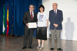 Entrega de menciones especiales. Gala del Deporte Universitario 2018. Escuela Técnica Superior de...