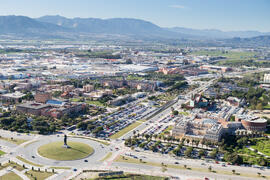 Vista aérea general. Campus de Teatinos. Diciembre de 2016