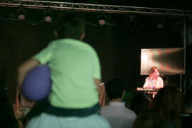 Concierto de Brisa Fenoy. Espectáculo benéfico en los Cursos de Verano de la Universidad de Málaga. Marbella. Julio de 2018