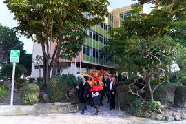 Comitiva académica. Investidura de Bernardo Quintero como Doctor "Honoris Causa" por la Universidad de Málaga. Paraninfo. Marzo de 2025