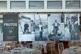 Exposición del Archivo Histórico Fotográfico de la Universidad de Málaga.  Restaurante Frutos. Oc...