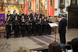 Concierto de Navidad de la Coral Sancti Petri homenaje a la Facultad de Económicas. Iglesia de los Mártires. Diciembre de 2015