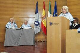 Laudatio de Asunción Rallo Gruss. Investidura como "Doctores Honoris Causa" de Antonio García Berrio y Pilar Palomo Vázquez por la Facultad de Filosofía y Letras de la Universidad de Málaga. Edificio del Rectorado. Junio de 2024