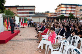 Acto de bienvenida a los alumnos Erasmus de la Universidad de Málaga. Jardín Botánico. Octubre de...